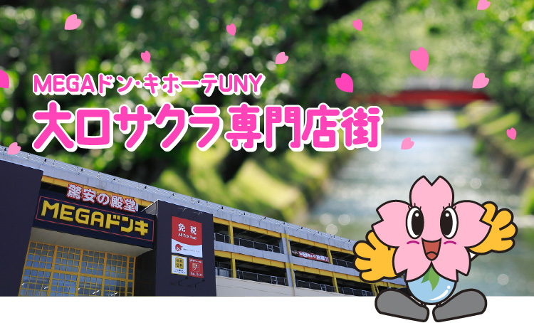 MEGAドン・キホーテUNY 大口サクラ専門店街